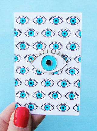 COUCOU SUZETTE Pin's Oeil, parfaite idée de cadeau pour femme.