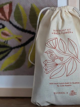 FIL RELAX Kit De Broderie - Oiseau Floral