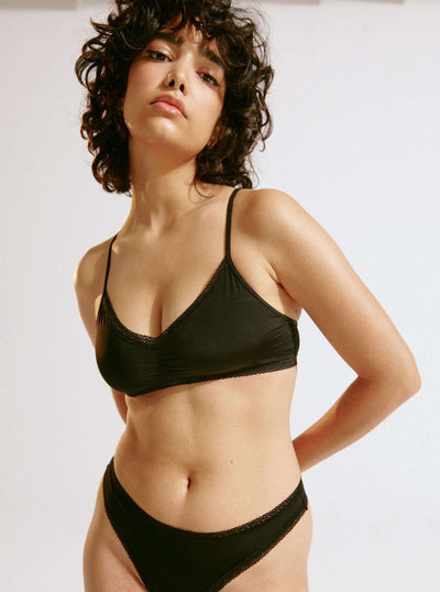 BLUSH Lace Trim Bralette The Micro