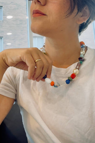 YELLOW DOT Collier Ludique