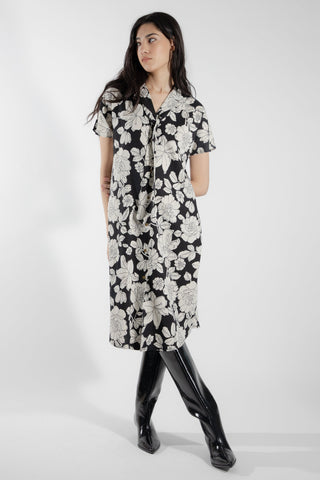 EVE LAVOIE - Robe chemise florale Callitriche