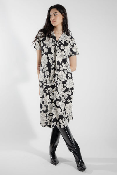 EVE LAVOIE - Robe chemise florale Callitriche