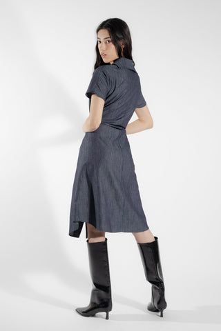 EVE LAVOIE - Robe chemise denim Callitriche
