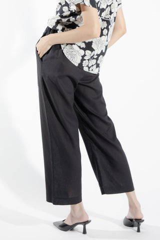 EVE LAVOIE - Pantalon tissé noir Alisme