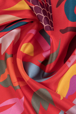 DORA NOLA Petit Foulard en Soie - Jusqu'au Bout