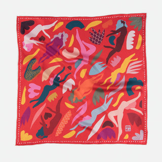 DORA NOLA Petit Foulard en Soie - Jusqu'au Bout