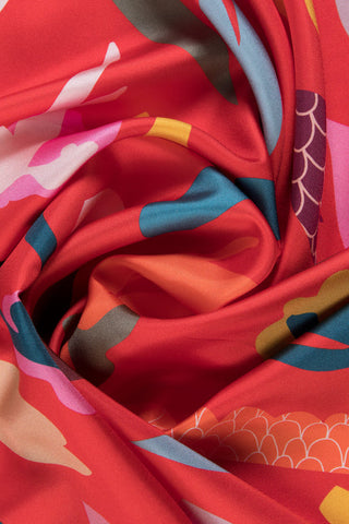 DORA NOLA Petit Foulard en Soie 90 - All the Way