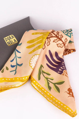 DORA NOLA Small Silk Scarf - The Keeper