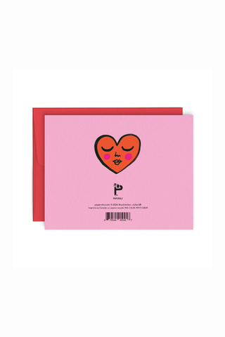 PAPEROLE Little Heart Card