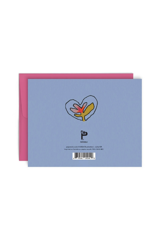 PAPEROLE Carte - Bisous