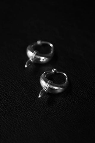 NOIR KALA Kāla Hoop Earrings - Silver