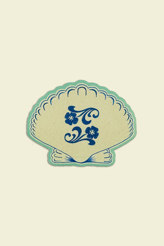 ARTBABY & CO. Autocollant Vintage Coquillage