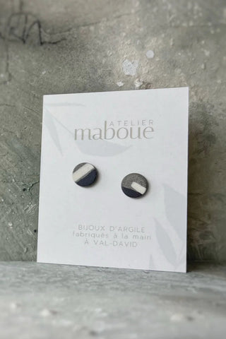 MABOUE Boucles d'Oreilles Tache