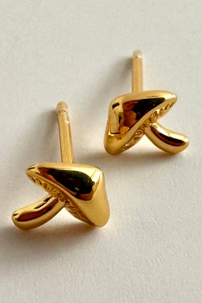 NAMASTE JEWELRY Mushroom Stud Earrings
