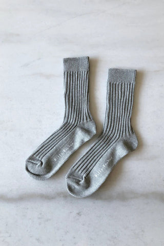 BILLY BAMBOO Chaussette Côtelé Coton - Neutre