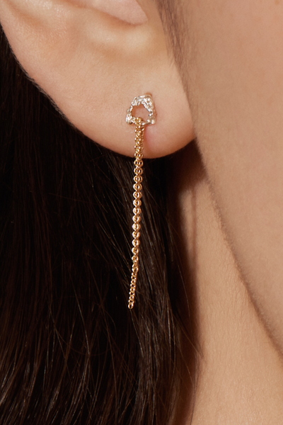 CAMILLETTE Trace Earrings - Silver and Gold