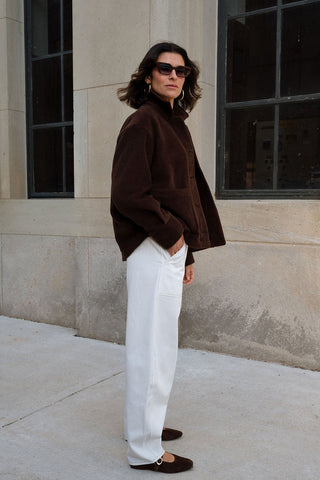 MODERN SUNDAY Barrel Pants - White
