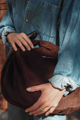 DANS LE SAC Sac Croissant Corduroy