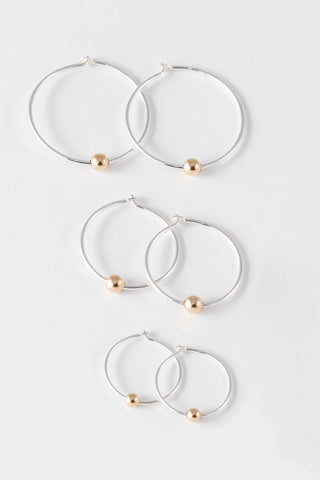 CAMILLETTE Medium Sleeper Earrings - Silver