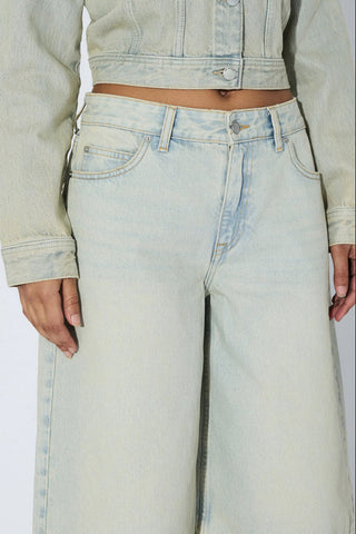 DR DENIM Short Bree - Stream Pale Vintage