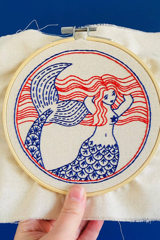HOOK LINE & TINKER Kit de Broderie - Mermaid