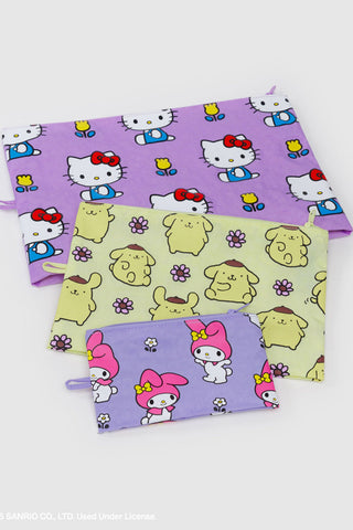 BAGGU Pochette Go - Hello Kitty and Friends Floral