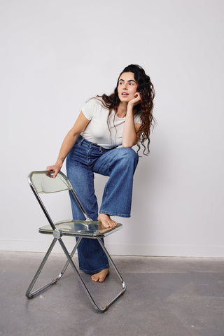 DAILYSTORY X YOGA JEANS Jean Aurore - Bleu