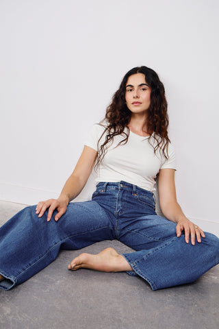 DAILYSTORY X YOGA JEANS Jean Aurore - Bleu