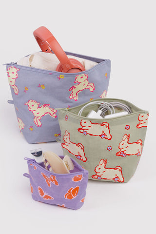BAGGU Pochette Go - Spring Animals