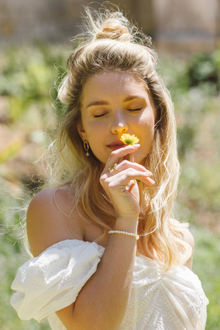 TWENTY COMPASS Bracelet Perles Azur