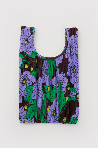 BAGGU Pleated Bag - Maroon Poppy