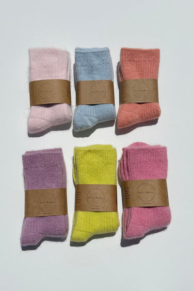 BILLY BAMBOO Chaussette Angora - Pastel Neige