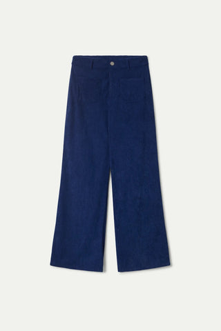 COMPANIA FANTASTICA Corduroy Pants - Navy Blue 