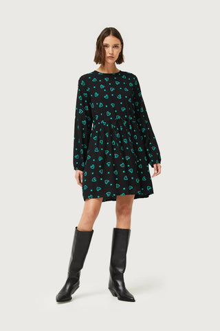 COMPANIA FANTASTICA Dress - Green Hearts 