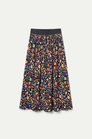 COMPANIA FANTASTICA Pleated Skirt - Floral 