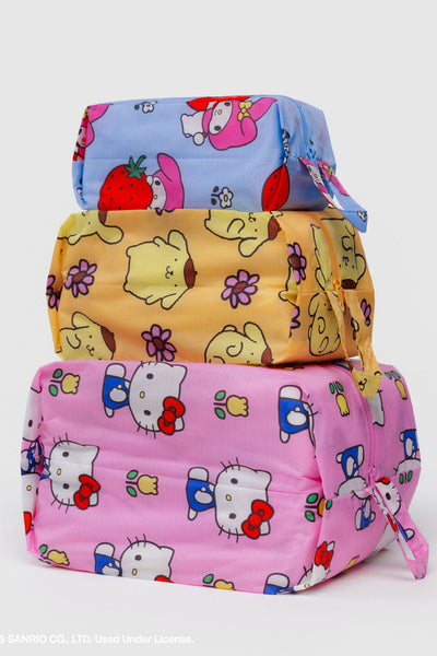 BAGGU Pochette ZIP 3D - Hello Kitty and Friends Florals