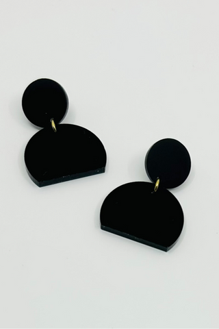 DARLINGS OF DENMARK Boucles d'Oreilles Kala Small - Noir