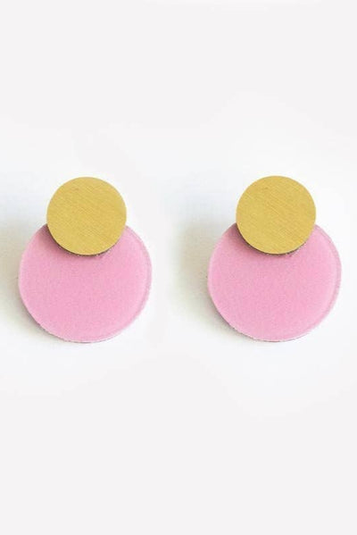 DCONSTRUCT Disc Stud Earrings