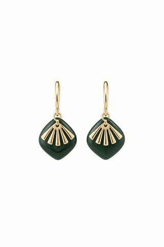 KAG Boucles d'Oreilles Feuille 2 Pièces