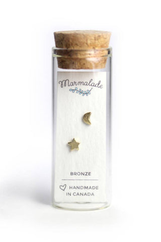 MARMALADE Clous d'Oreilles Moon + Star