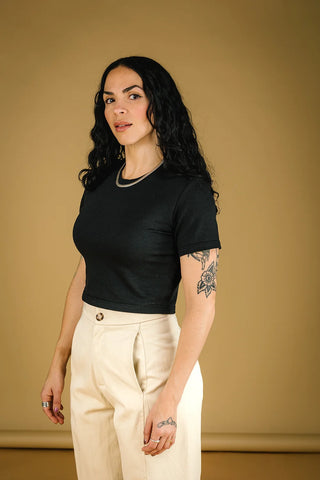 MERCEDES MORIN T-shirt Parfait - Noir