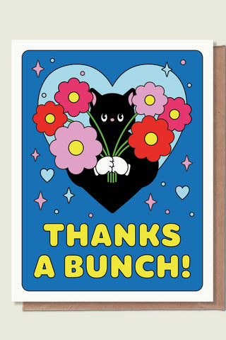 EPEE LAPIN STUDIO Carte de vœux Thanks A Bunch