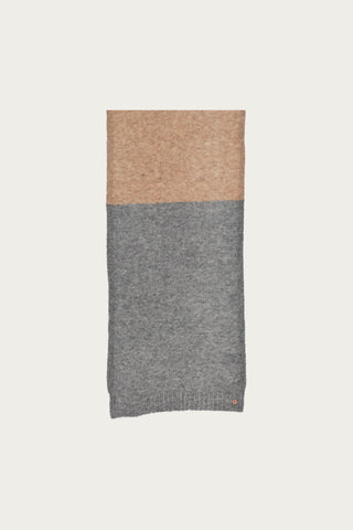 FRAAS Foulard Tricot Color Block - Gris
