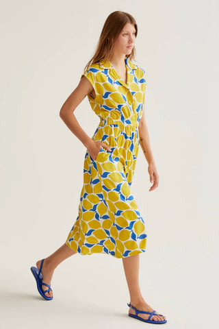 COMPANIA FANTASTICA Robe Chemise - Citron