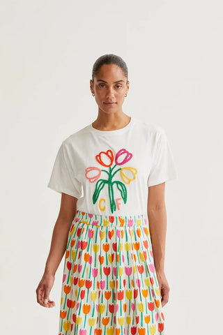 COMPANIA FANTASTICA T-shirt Bouquet - Tulipe