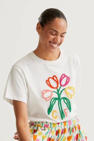 COMPANIA FANTASTICA T-shirt Bouquet - Tulipe