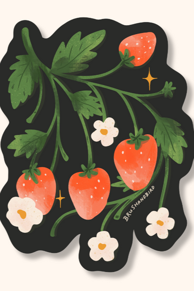 BRUSH &amp; BIRD Wild Strawberry Sticker
