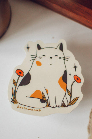 BRUSH & BIRD Autocollant Grumpy Cat