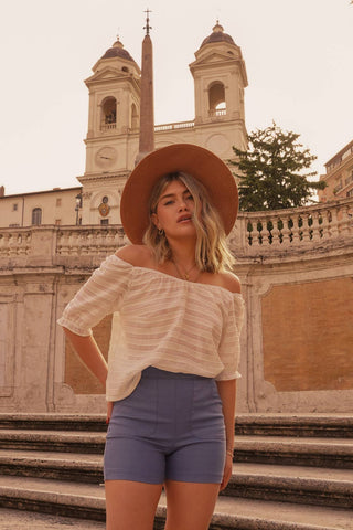 MEEMOZA Haut Pénélope - Ivoire