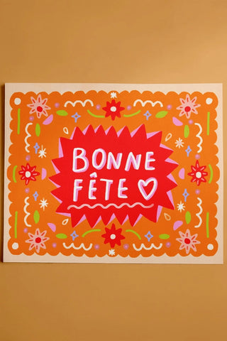 PROJET SPECIAL Carte de souhait - Bonne Fête Wow